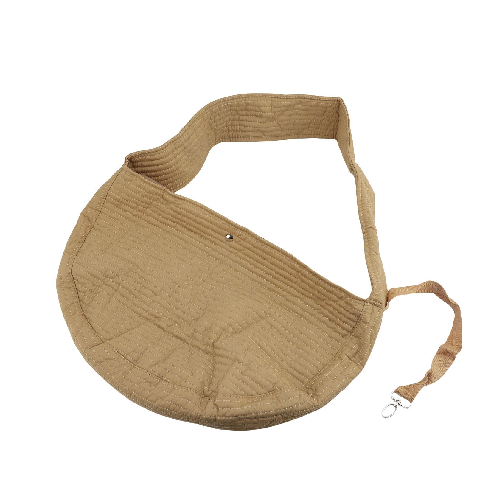 Sac Sling Porte-Animal en Coton pour Chiot avec Sangle Large Boucle Intégrée pour Chien Chat
