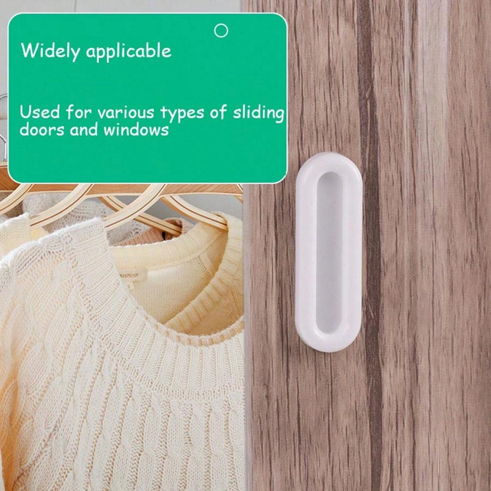 4pcs Self-Stick Instant Drawer Handle Helper Adhesive Cabinet  Door Handle Multipurpose Knob Helper Plastic Opening Stick-On Han