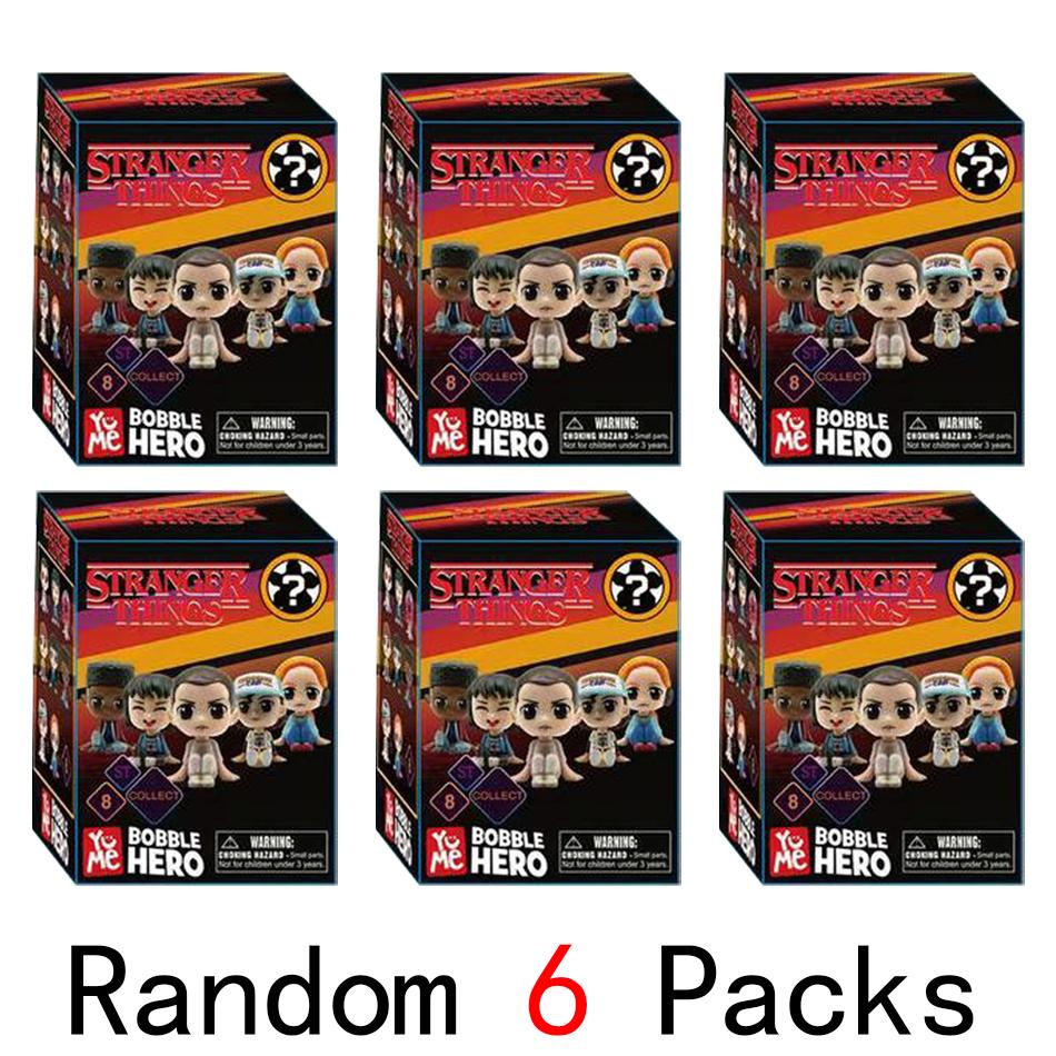 8Pcs/Set Keychain Figure Style Doll Eleven Monster Carnivorous Plant Strangered Things Boxed Anime Figures Collection