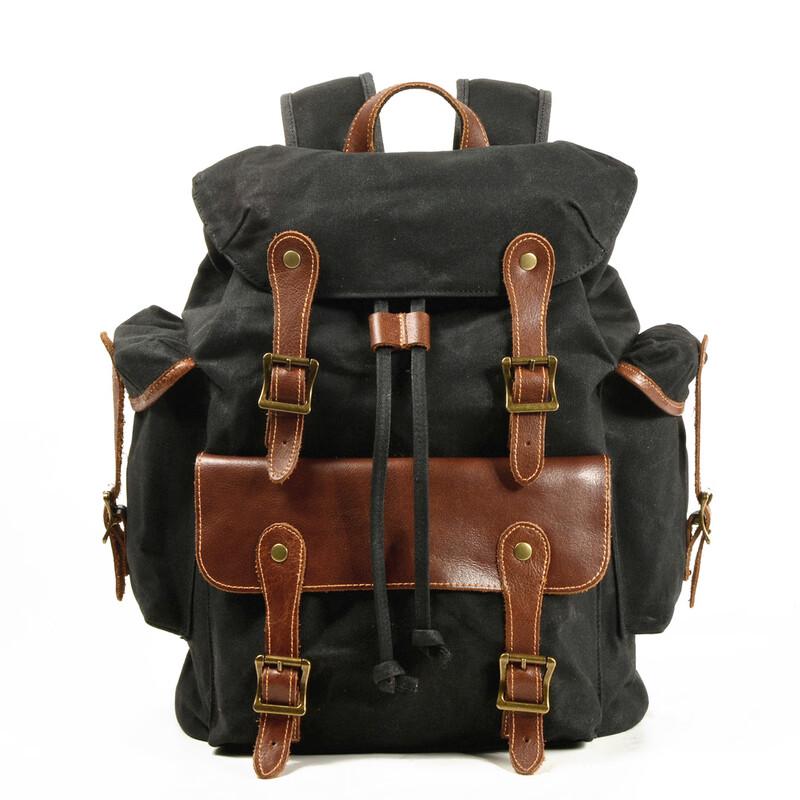 Li Shen Outdoor Vintage Canvas Backpack