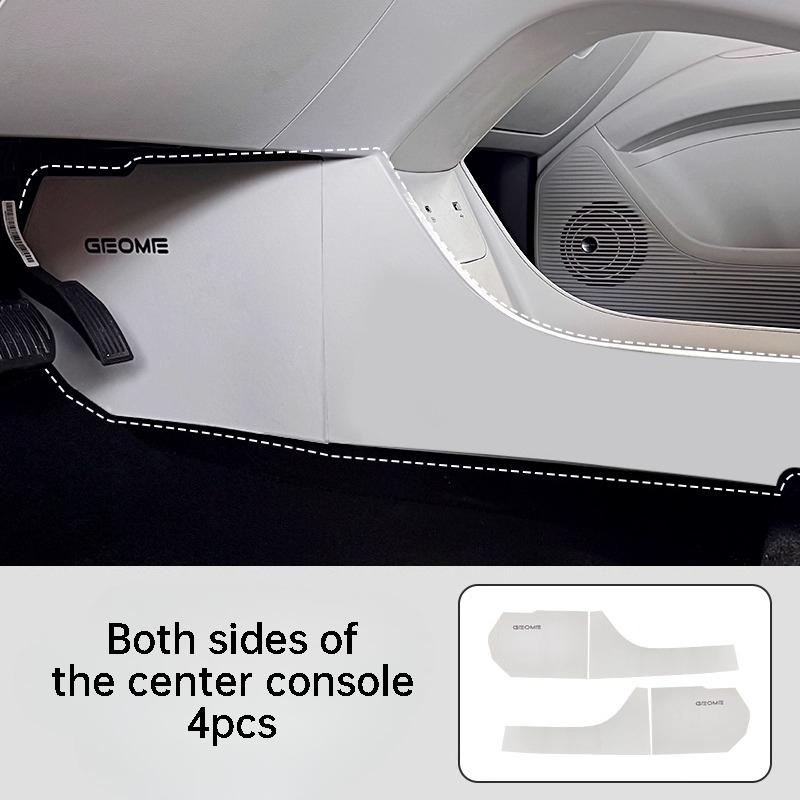 For Geely Xingyuan EX2 eMAS 5 2026 Car Door Anti Kick Pad Front Rear Doors Glove Box Anti Scratch Protective Sticker