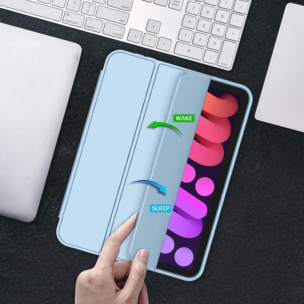 for iPad Mini 7 Case A17 Pro, for iPad Mini 7th/6th Generation Case / 8.3 Inch, Magnetic Flip Smart Cover Soft Shell
