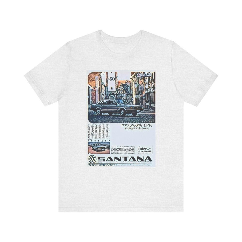

Santana Retro Car Art Short Sleeve Tee Shirt Graphic Print Crewneck Unisex Gift 4XL