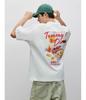 Mens Tshirt 2025 Summer New Loose American Heavy Print Shortsleeved Top
