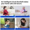 Smart Wireless WiFi Video Doorbell Real Time Visual Intercom Doorbell Wide-Angle Lens Two Way Audio Night Vision Standby Doorbell With Camera