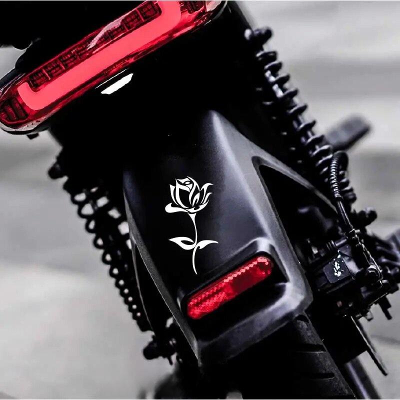 Beautiful Rose Flower Car Sticker - Enhance Your Vehicle's Look with a Waterproof Vinyl Decal!