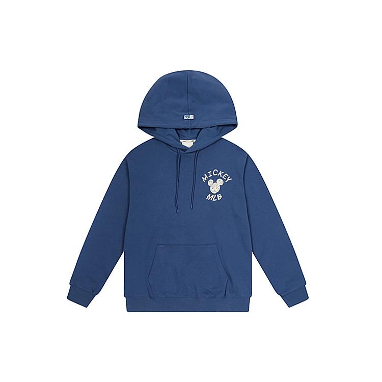 MLB X Disney Sweatshirts Unisex Blue Hooded Moderate Regular 31HDK1041-14U XS