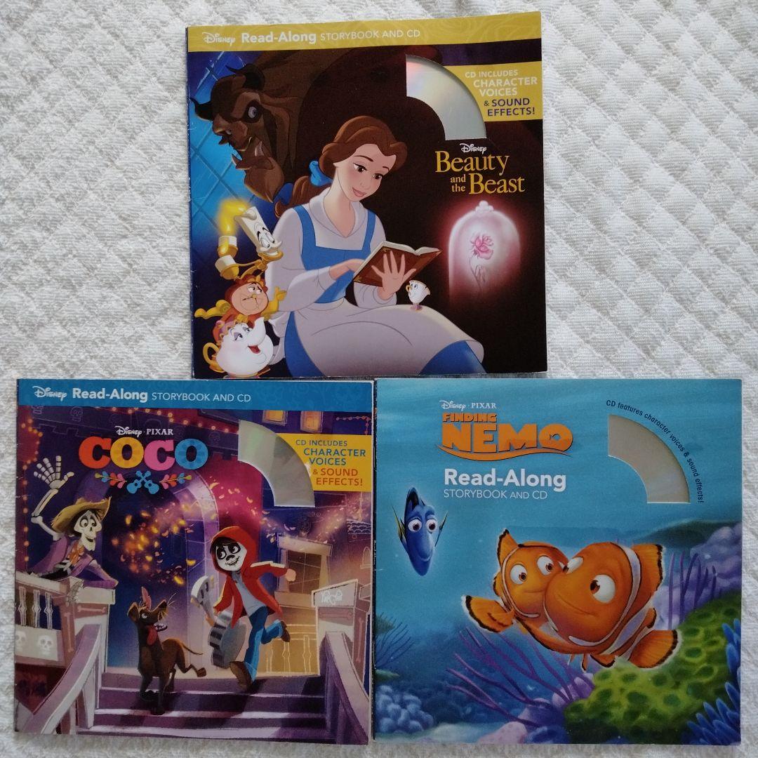 

[USED] Foreign Books Disney Read-Along 3-Book Set Storybook and CD