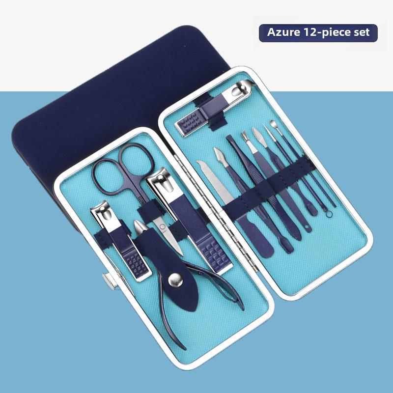 

Набор для ухода за ногтями премиум-класса из 18 предметов: Включает готовые кусачки для ногтей, плоскогубцы и инструменты для педикюра.