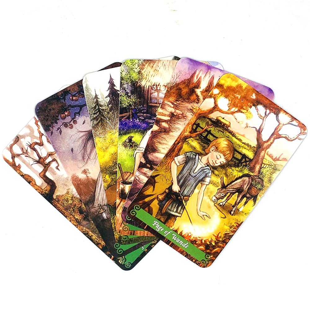 Heißverkaufte Tarotkarten Klassische Orakel Divination Visions Edition Brettspiel Deck, Feiertagsspiele Halloween und Weihnachtsgeschenke