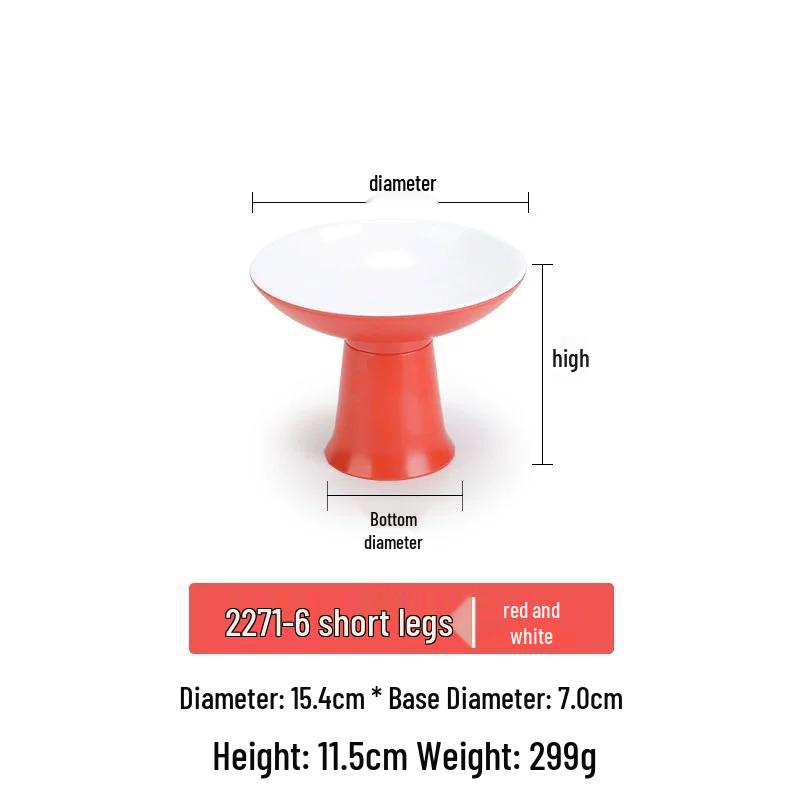Creative Melamine Pedestal Bowl for Restaurants: Perfect for Hot Pot, Ice Cream, Shaved Ice, and Desserts
