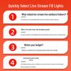 Godox LE200Bi Bi-Color LED Video Light for Live Stream & Photography