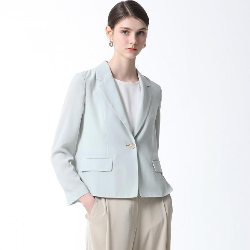 

She S miSS Summer Cropped One Button Jacket Price 298 000 Won Mint (MI)/55