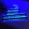 4-Piece Dynamic LED Horse Sill Strips: Colorful Flowing Welcome Pedal Lights for RANGER