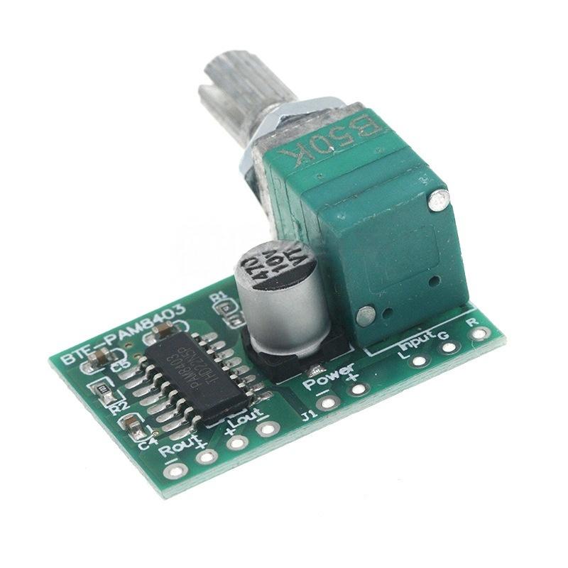 1/3 Stück 2 * 3W Lautstärkeregelung Mit Potentiometer Mini Pam8403 DC5V 2-Kanal USB Digitaler Audioverstärker Board Modul