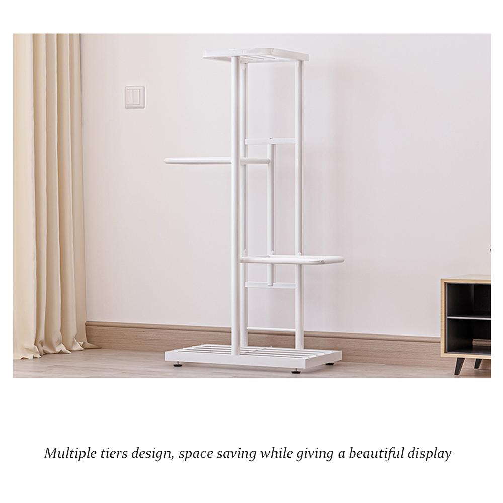 4-Tier Display Shelf Flower Pots Rack Plant Stand Potting Ladder Planter Stand Hvy Duty Storage Shelving Rack for Potted Plants