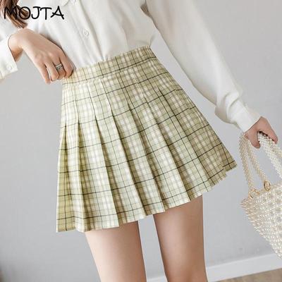 Fashion Summer Women Skirts High Waist Cute Sweet Girl's Pleated Skirt Korean Style Mini Skirts for Women