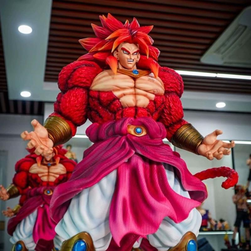 

30cm Broli Anime Figure Super Saiyan 4 Broly Figures Statue Collection Model Desk Decoration Christmas Gifts Toys