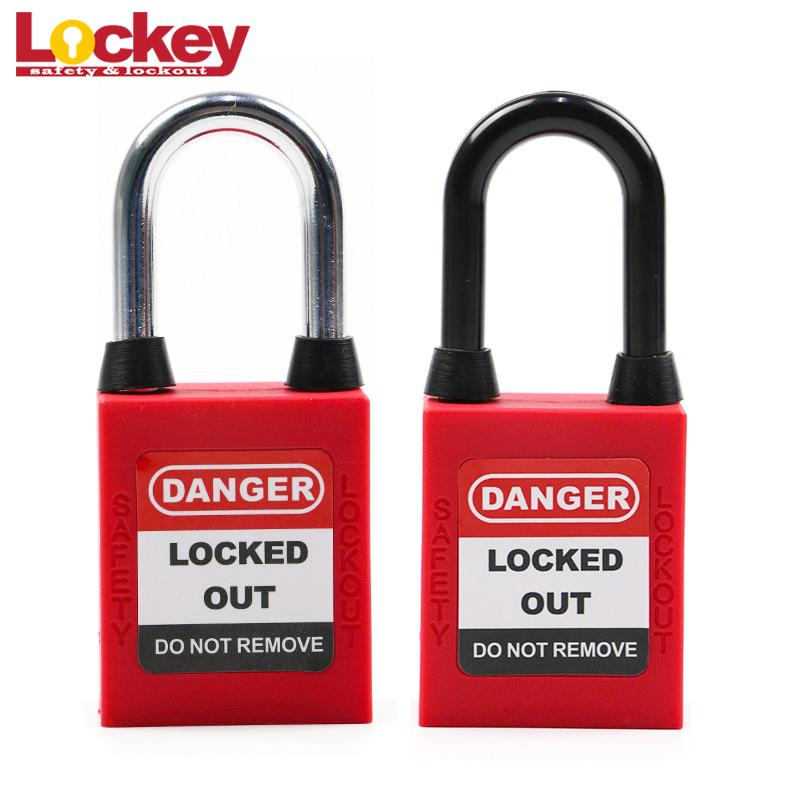 38mm Steel Shackle Safety Dustproof Lockout Padlock