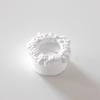 Vintage Cake Shape Ring Stand White Gypsum Ring Display Rack Plaster Ring Holder  Photo Props