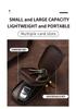 Universal Retro Crazy Horse Leather Key Case, Large Capacity Double Layer for Car & Home Keys