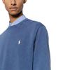 Ralph Lauren Polo Logo Embroidered Crewneck Sweatshirt Men Sweatshirt Blue 710916689-001