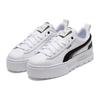 Puma Women's Mayze Platform Sneakers White Black 384871-02