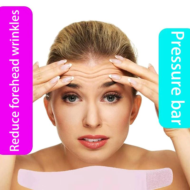 1Pc Forehead Lifting Strap, Facial Lift Strap, Forehead Pressure Strap, Facial Compression Strip, Washable And Reusable Day