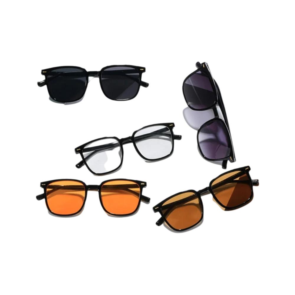UV400 Protection Tea Brown Sunglasses Travel and Street Style 2024 New Men's Driving Sun Glasses Eyewear for Women Unisex