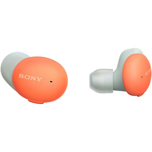 Sony WF-H800 True Wireless Earphones Hi-Res Audio Alexa Built-in 8H Playback Compact Lightweight Microphone Orange 2020 Model
