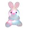 Colorful Glowing Rabbit Plush Toy Cartoon Stuffed Doll Home 2535cm Decoration