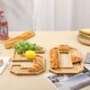 Decorative Wooden Number Charcuterie Board Fillable Food Platter Serving Trays  for Home