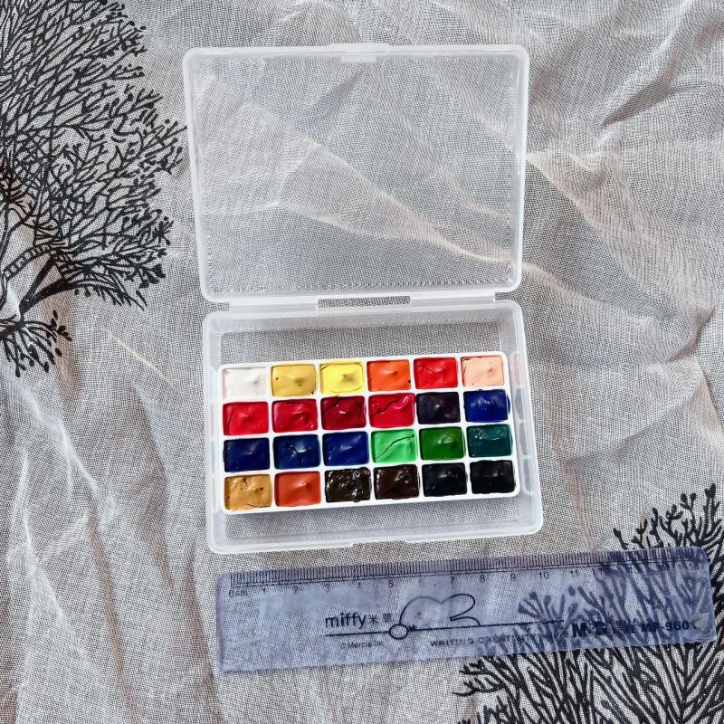 Portable Watercolor Paint Set for Art & Nail Art - Free Shipping