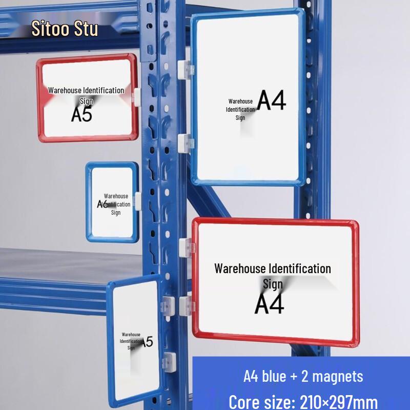 Magnetic Warehouse Shelf Labels