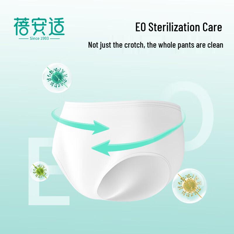 Beianshi Women's Cotton Disposable Underwear (5-Pack)