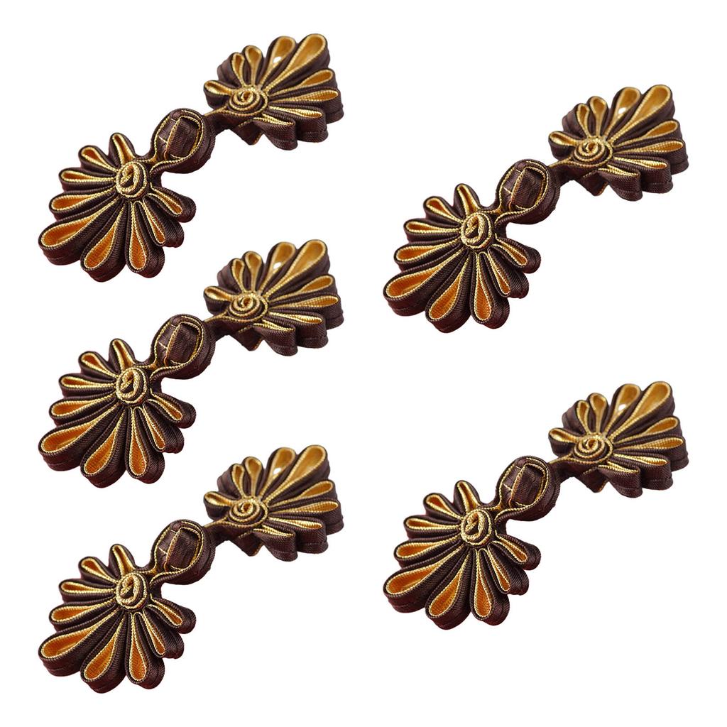 5 Par/Opakowanie Zapięcia do Cheongsama Zapięcia do Szycia Węzły Chińskie Guzik Żabka Ozdobne Guziki Chińskie Tradycyjne Guziki