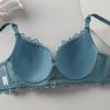 Sexy Lace Underwire Push-up Bra - Breathable Thin Cup Lingerie for Women