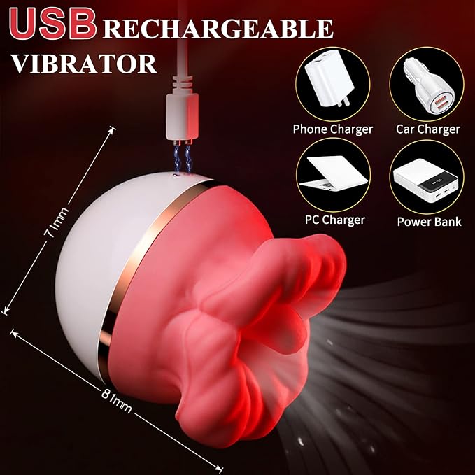 Tongue Licking Suction Vibrator for WomenNipple Vibrator  Vagina Masturbators Massager Sex Toys Clitorals Stimulator for Women Couple
