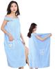 Developed In Collaboration with Single Wearable Bath Wrap Adult for Single Mothers Towel, Bathrobe, Towel, Size, Microfiber, Mothers,