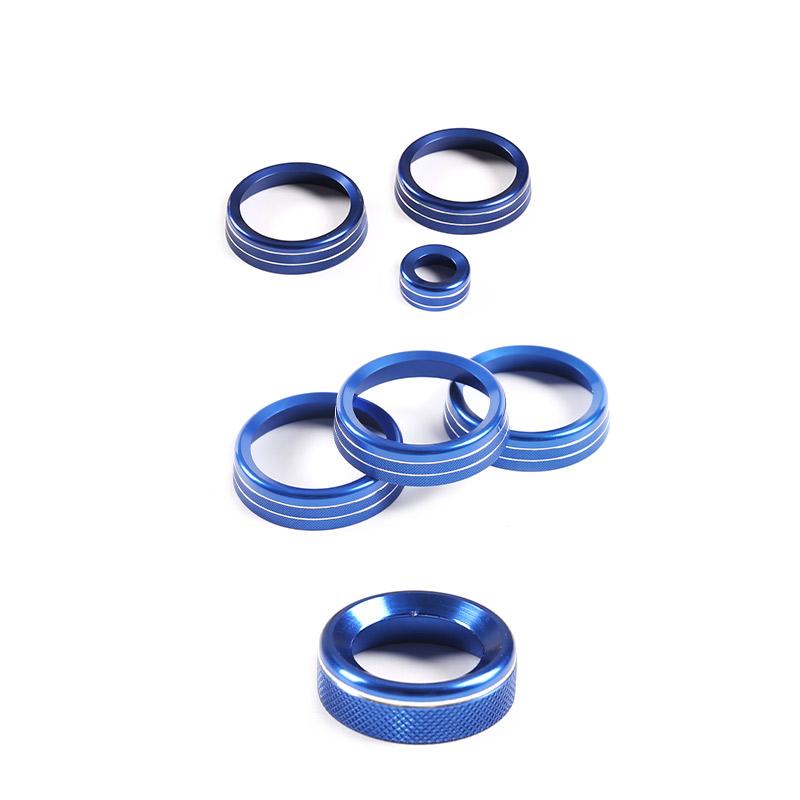 For Land Rover Defender 110 2020-2024 Aluminum Car Air Conditioning Knob Reversing Mirror Adjustment knob Cover Car Accessories