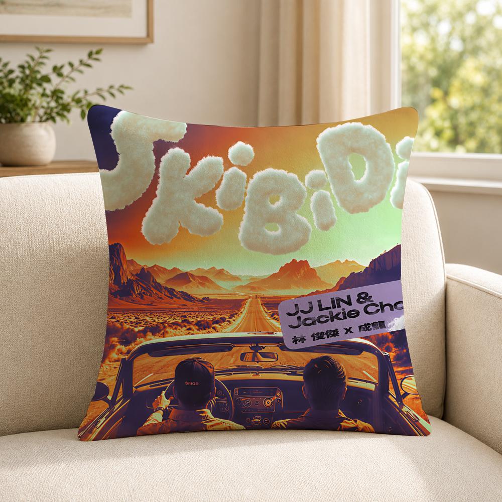 Singer JJJ LLin Cushion Cover Soft Short Plush SkinFriendly Cushion Case for MultiScene Use