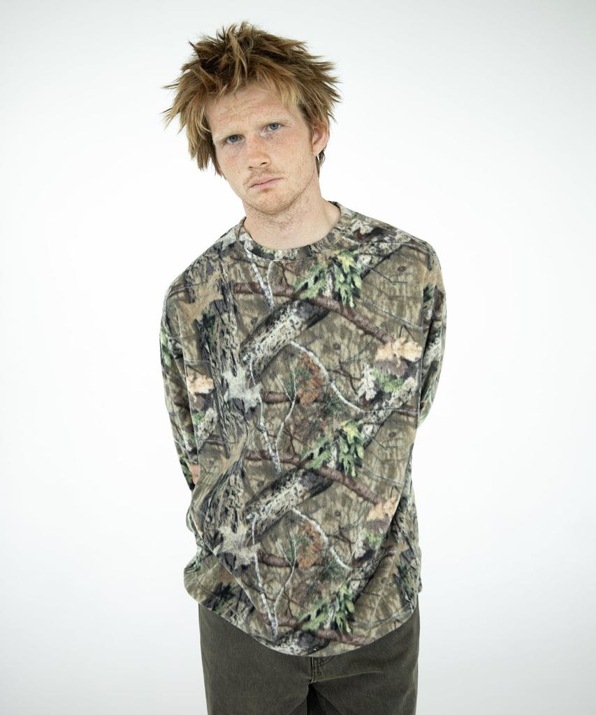 Thisisneverthat Fleece Crew Camo