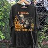 Vintage Megadeth 1986 I Kill For Thrills Black All Size20D889 Unisex T-Shirt