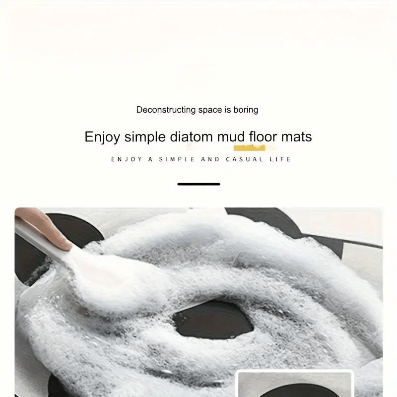 1 Stück Gummi-Trockenmatte mit Ozeanwelt-Thema Schale für Café Restaurant Küche Teppich Geschirr Langlebiger Kieselgur-Tisch