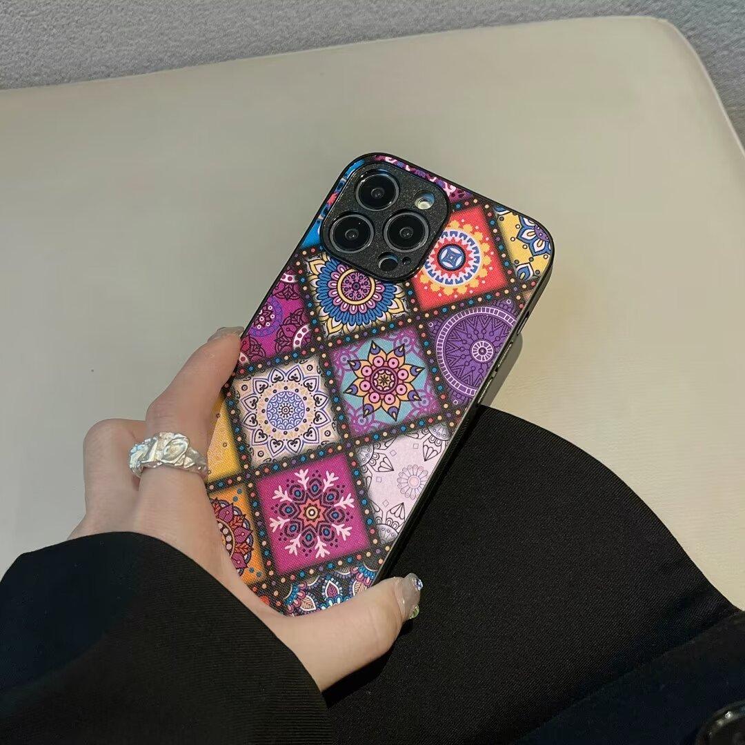 

Чехол для телефона в национальном стиле, тонкий мягкий противоударный защитный чехол из ТПУ для iPhone 15 Pro, Huawei Honor 9X Redmi Note 10, Samsung Galaxy S23 Samsung A25 5G