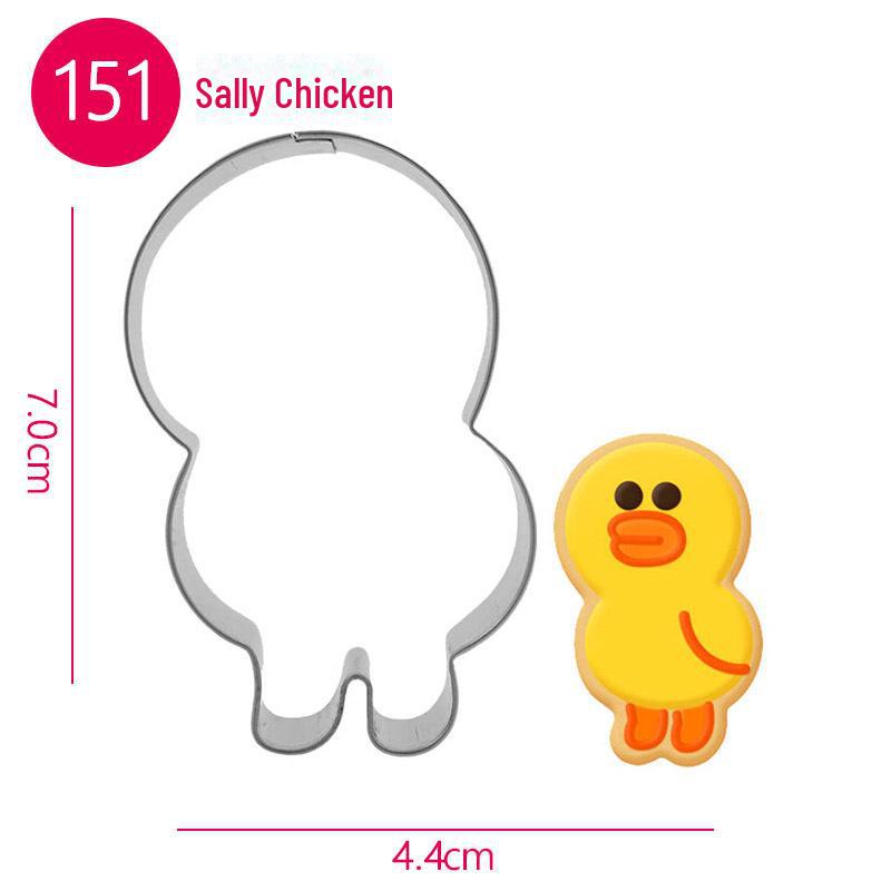 

Набор форм для печенья и помадки из нержавеющей стали - дизайны слона и жирафа