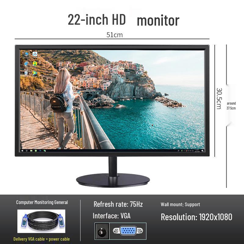 24-inch IPS LCD Flat Panel Desktop Monitor