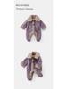 DUUDUU Winter Cotton Rompers for Newborns & Infants, Fleece-Lined, Class A, Thick Jumpsuits