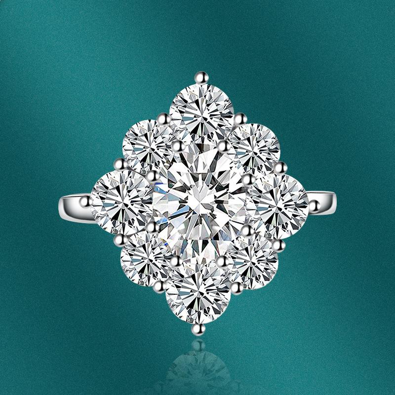 Sace Gems Classic Copper Alloy Zircon Ring Ladies Jewelry Wedding Promise Party Gift