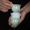 Celadon Kung Fu Tea Cup Set, Ceramic Master Cup, 6 Pcs Pack